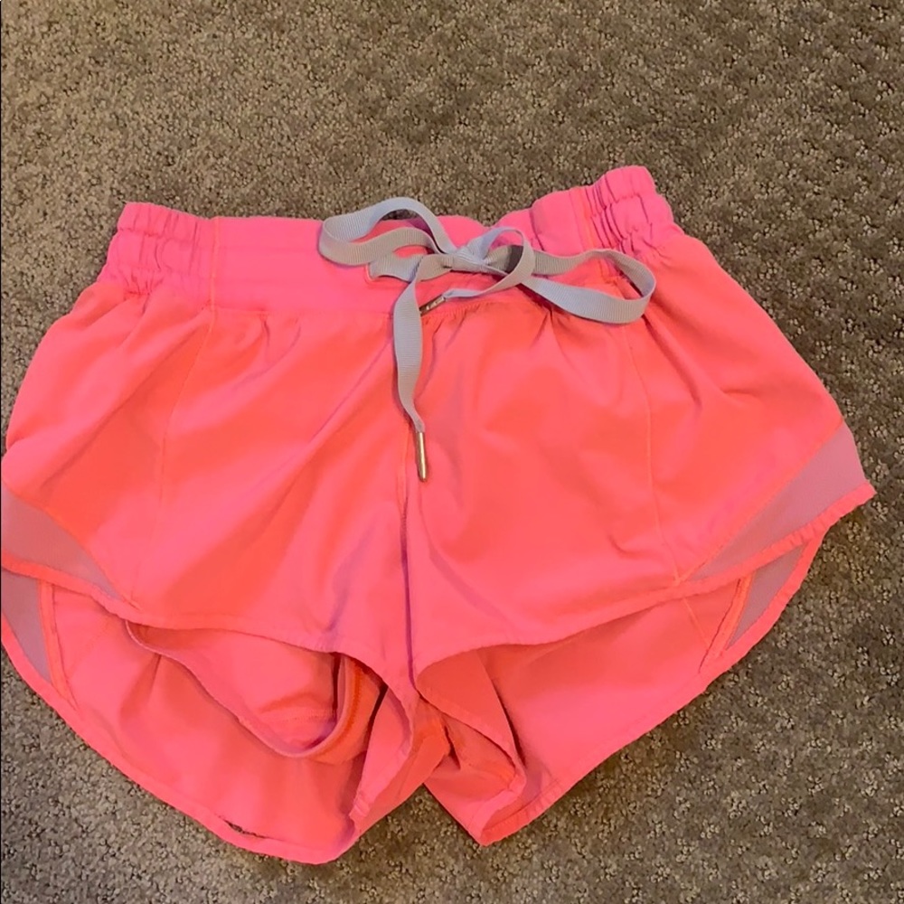 Hot Pink Lulu Lemon Shorts